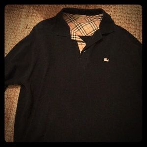 Burberry long sleeve polo